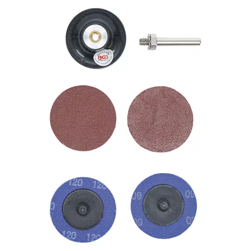 Csiszolókorong-/Velcro korong készlet, Ø 50 mm