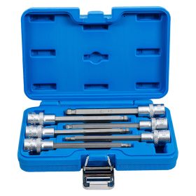   Behajtófej-készlet, 1/2", Belső hatszögletű gömbfejes 5 - 12 mm, 6 darabos