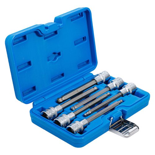 Behajtófej-készlet, 1/2", Belső hatszögletű gömbfejes 5 - 12 mm, 6 darabos
