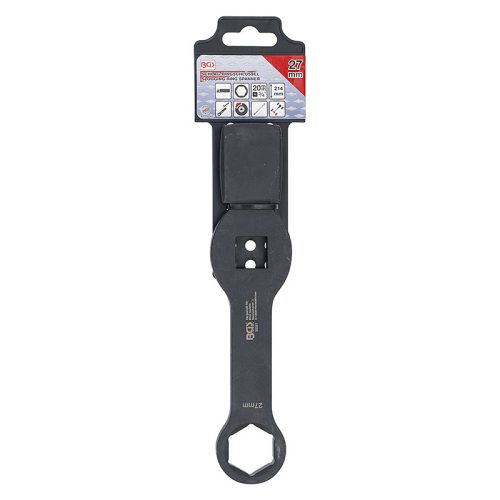 Üthető csillagkulcs, hatszögletű, 2 ütőfelülettel, 27 mm