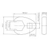 Hollanderkulcs, 1/2", 24 mm (BGS-1757-24)
