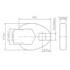 Hollanderkulcs, 1/2", 27 mm (BGS-1757-27)