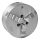 Esztergatokmány, 3 + 3 pofás, 250 mm, középfurat: 76 mm V2, acélházas, DIN 55026, BISON