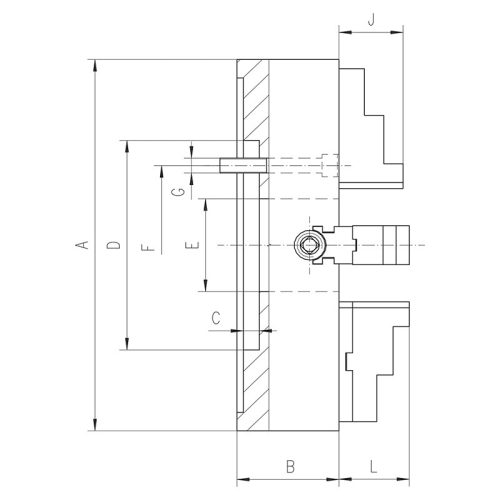 Síktárcsa, öntvényházas, hengeres felfogással, 630 mm, BISON