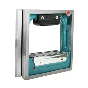   Gépbeállító keretes vízmérték, 150 x 150 mm, pontosság: 0,3 mm / m