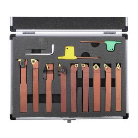   Váltólapkás esztergakés készlet, lapkával, 9 részes, 6x10 mm