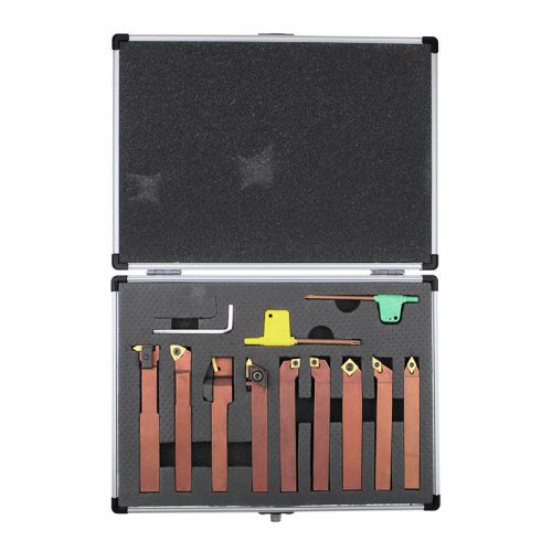 Váltólapkás esztergakés készlet, lapkával, 9 részes, 12x12 mm