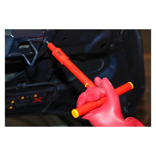 VDE-behajtófej készlet, 1/2", T-profil (Torx) T20 - T55, 10 darabos