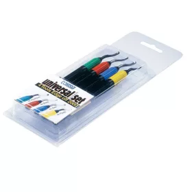   Univerzális sorjázó készlet 4 db műanyag markolattal, 1-1 db S10-S20-S100-S150 pengével - Noga