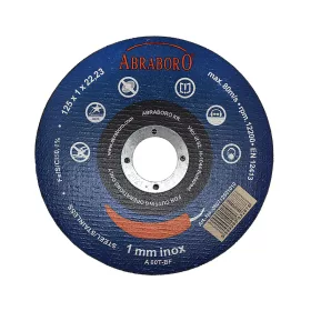   Fémvágó korong, inox, 125x1.0x22 mm, 10 db-os kiszerelés, ABRABORO Chili INOX BLUE EDITION