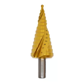 Lépcsős fúró, 4 - 12 mm, HSS-TiN, ABRABORO