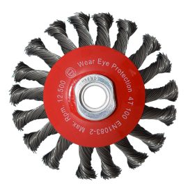   ULTRA kúpos fazékkefe sodrott dróttal, FZ100F, Ø 100 mm, M14, 0.50 SUP, ABRABORO