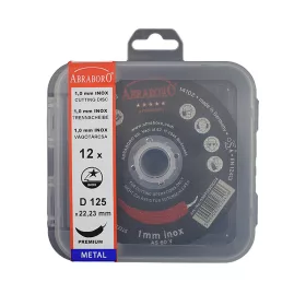   Fémvágó korong, Ø 115 x 1,0 x 22 mm, Chili INOX premium (black), 12 db / csomag, ABRABORO