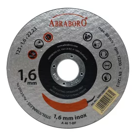 Fémvágó korong, Ø 115 x 1,6 x 22 mm, Chili, ABRABORO