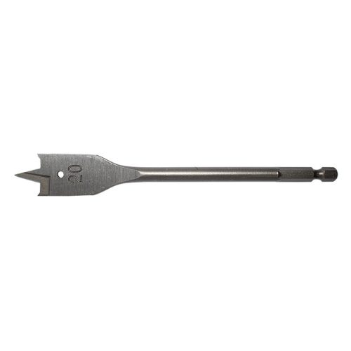 Lapos marófúró 1/4"-os bit befogással, hossz: 155 mm, ABRABORO