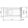 Hidroplasztikus befogó készlet, MAS403-BT, BT40 / GX32, KINTEK