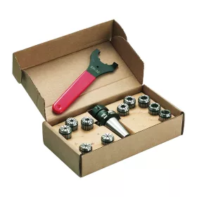   ER25 / SK40 patronkészlet, 2 - 16 mm, 12 részes, DIN69871, KINTEK