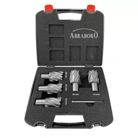  Maglyukfúró készlet, HSS-G, 6 részes, 24 - 32 mm, ABRABORO