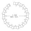 Körhűtő készlet, 1/2"-os modul, Loc-Line