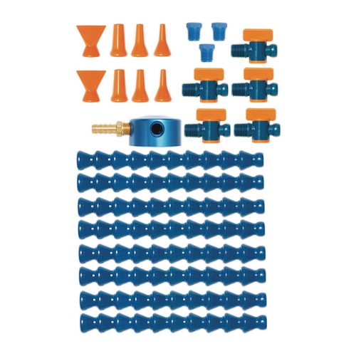 Mágnestalpas folyadékelosztó készlet, 1/4"-os modul, Loc-Line