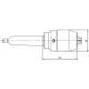 Száras fúrótokmány, 1 - 13 mm / Morse 2, DIN 228 B, KINTEK