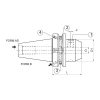 Alaptartó maró befogáshoz, MAS 403-BT AD, Whistle Notch, KINTEK