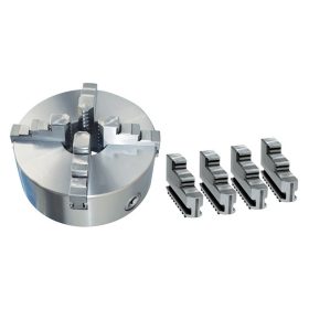   Esztergatokmány, 4 + 4 pofás, 80 mm, öntvényházas, DIN 6350