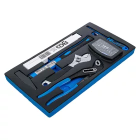   Kéziszerszám és bit készlet, 37 darabos (Hab anyagú betét a BGS 2002-hez)