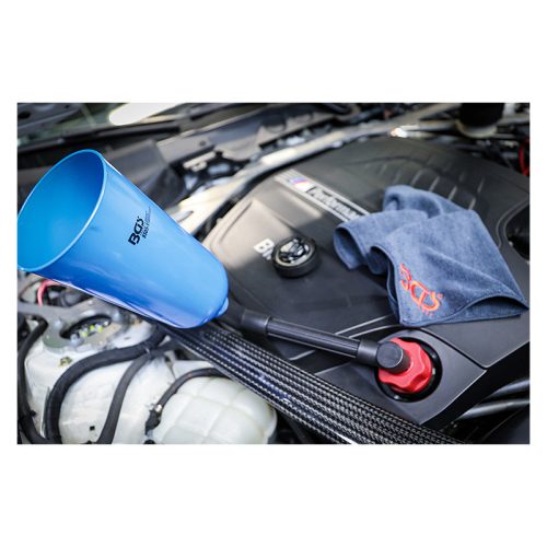 Olajbetöltő tölcsérkészlet, műanyag kivitel, 24 darabos