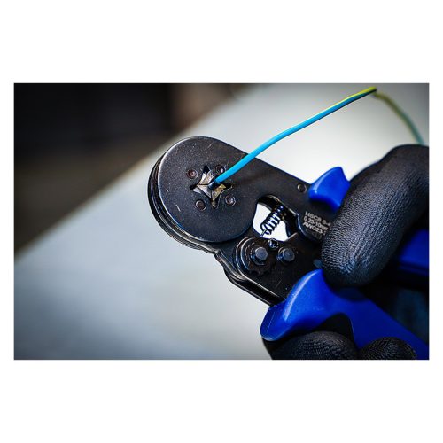 Krimpelőfogó érvéghüvelyekhez 0,25 - 10 mm², érvéghüvely készlettel 0,5 - 10 mm²