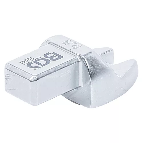 Villásfej nyomatékkulcshoz, 1/4", Befogó 9 x 12 mm