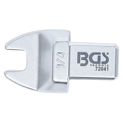 Villásfej nyomatékkulcshoz, 1/4", Befogó 9 x 12 mm