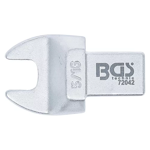 Villásfej nyomatékkulcshoz, 5/16", Befogó 9 x 12 mm