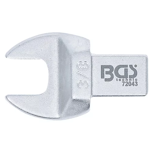 Villásfej nyomatékkulcshoz, 3/8", Befogó 9 x 12 mm