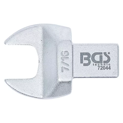 Villásfej nyomatékkulcshoz, 7/16", Befogó 9 x 12 mm