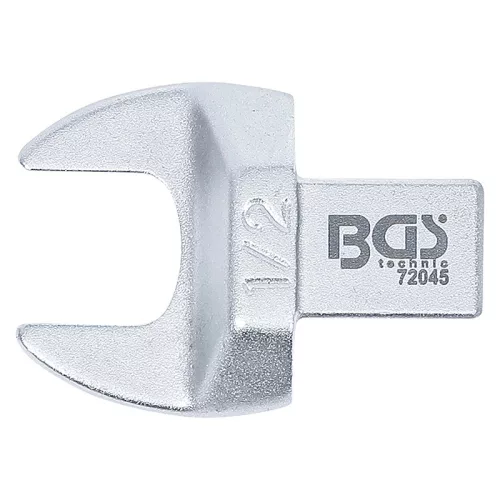 Villásfej nyomatékkulcshoz, 1/2", Befogó 9 x 12 mm