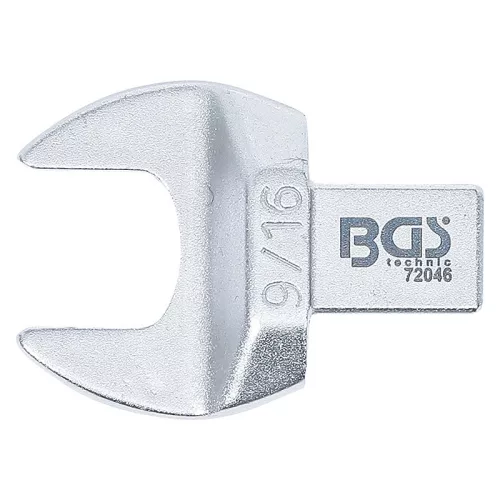 Villásfej nyomatékkulcshoz, 9/16", Befogó 9 x 12 mm