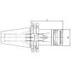 Precíziós patronos befogó, ER25 / SK40, Dual Contact DIN 69871 AD/B, hosszú, H100, KINTEK
