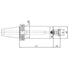 Marófelfogó tüske, SK40 / 16 mm, Dual Contact DIN 69871 AD, hosszú, H100, KINTEK