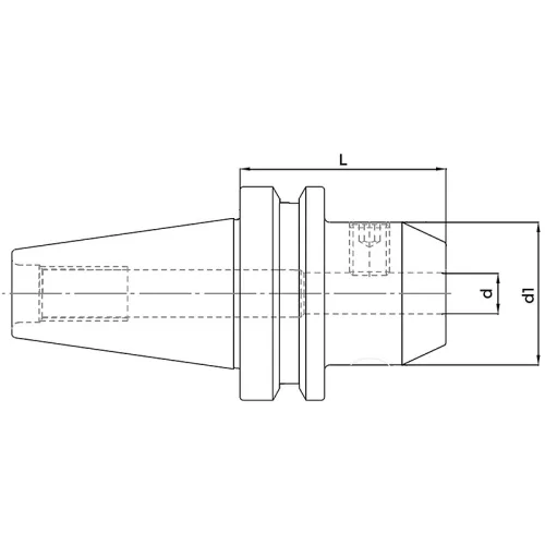 Alaptartó maró befogáshoz, BT40 / 25 mm, Dual Contact MAS 403-BT AD, Weldon, KINTEK