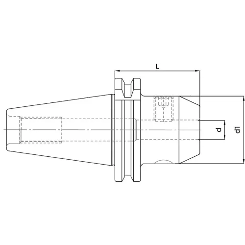 Alaptartó maró befogáshoz, SK40 / 10 mm, Dual Contact DIN 69871 AD, Weldon, KINTEK