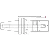 Alaptartó maró befogáshoz, BT40 / 6 mm, MAS 403-BT AD, Weldon, hosszú, G2,5/25000, KINTEK