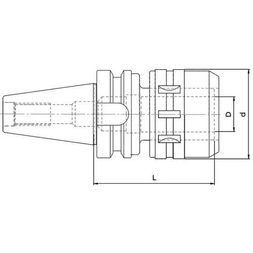 Erőbefogó, BT40 / 32 mm, MAS 403-BT AD, KINTEK