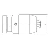 Precíziós fúrótokmány, kézi szorítású, KINTEK, 0 - 13 mm / B16