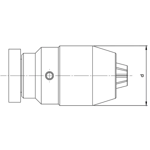 Precíziós fúrótokmány, kézi szorítású, KINTEK, 0 - 13 mm / B16