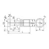 Kúpvonócsap, OKUMA, ISO40, L1 29 mm, furattal és O-gyűrűvel, KINTEK