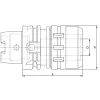 Erőbefogó, HSK63 / 20 mm, DIN69893 A+C, KINTEK