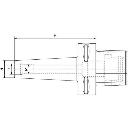Szerszámbefogó becsavarozható maróhoz, C63 / M12, Capto, ISO 26623-1, KINTEK