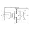 Átalakítóhüvely, HSK / Capto, DIN 69893 A, KINTEK
