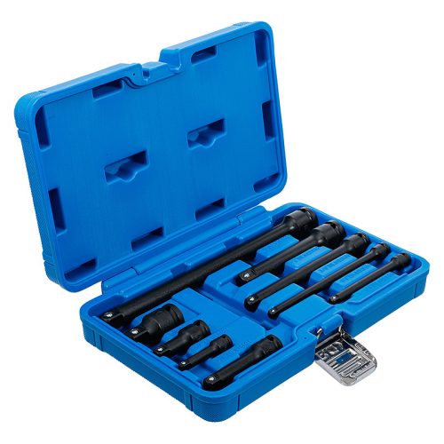 Gépi toldószár készlet, 1/4" - 3/8" - 1/2", 9 darabos